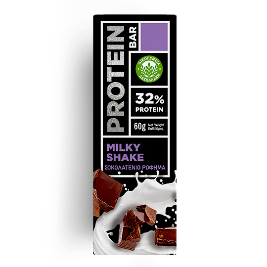 Μπάρα πρωτεΐνης Milky Shake 60g με 19g πρωτεΐνης